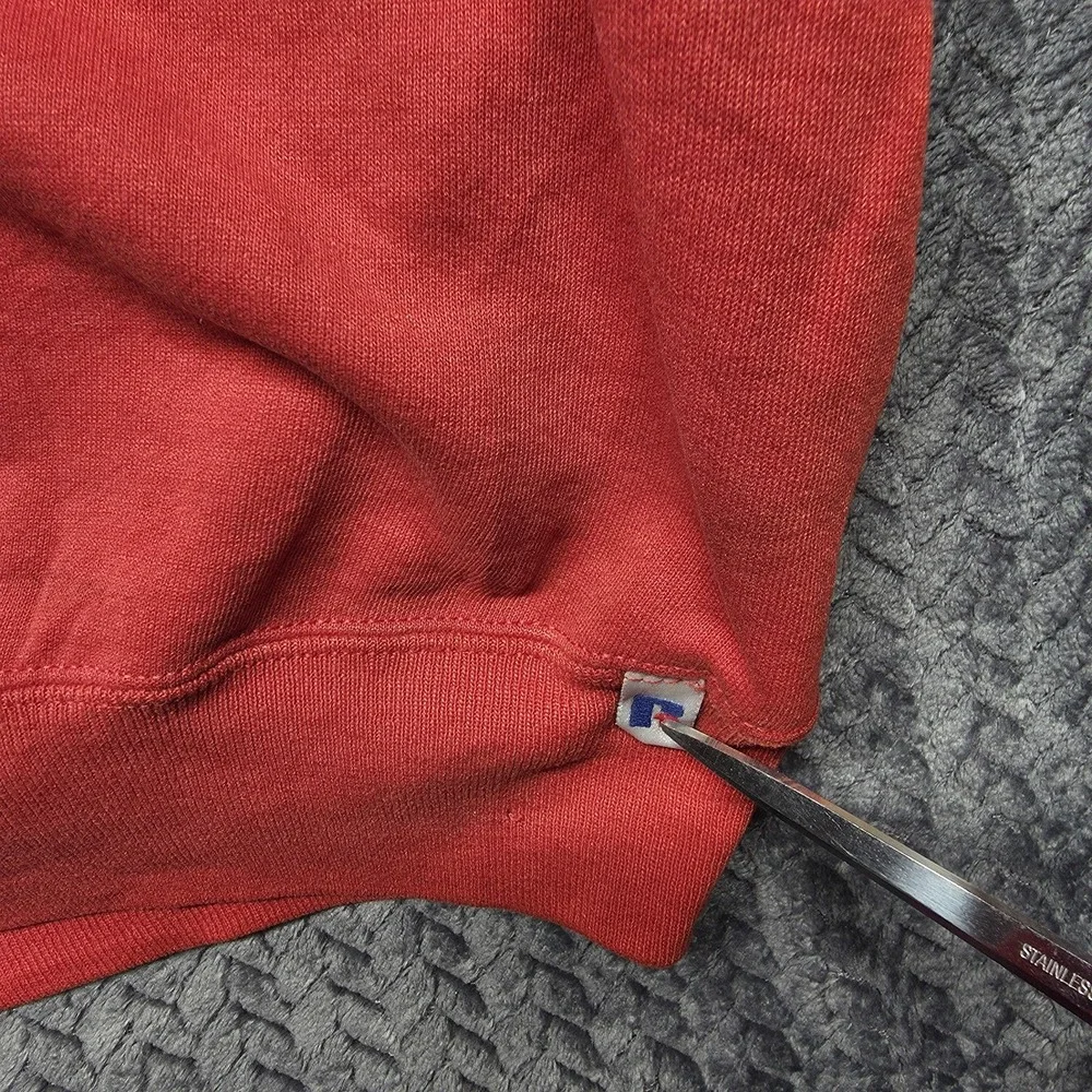 Vintage Stark County‎ Rebels Russell Athletic Sweatshirt Red XL Made in USA